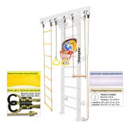 Шведская стенка Kampfer Wooden Ladder Wall Basketball Shield (№6 Жемчужный Стандарт белый), фото 1