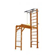 Шведская стенка Kampfer Union Wall (№3 Классический Высота 3 м белый антик турник), фото 1