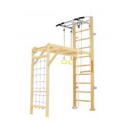 Шведская стенка Kampfer Union Wall (№1 натуральный Стандарт белый турник), фото 1