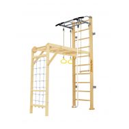 Шведская стенка Kampfer Union Wall (№1 натуральный Стандарт белый антик турник), фото 1