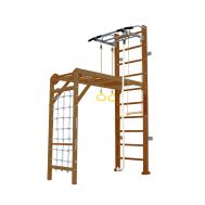 Шведская стенка Kampfer Union Wall (№2 Ореховый Стандарт белый антик турник), фото 1