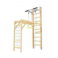 Шведская стенка Kampfer Union Ceiling (№1 Натуральный Стандарт белый турник), фото 1