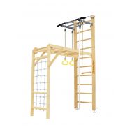 Шведская стенка Kampfer Union Ceiling (№1 Натуральный Стандарт белый антик турник), фото 1