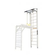 Шведская стенка Kampfer Union Ceiling (№6 Жемчужный Высота 3 м белый антик турник), фото 1