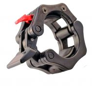 Замок Lock-Jaw с фиксатором для грифа 50 мм чёрн.нейлон. (комплект), фото 1