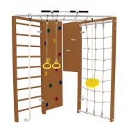 Шведская стенка Kampfer Fantastic (№2 Ореховый желтая лиана), фото 1