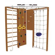 Шведская стенка Kampfer Fantastic (№2 Ореховый синяя лиана), фото 1