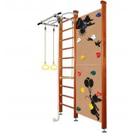 Шведская стенка Kampfer Jungle Ceiling Girl (№4 Вишневый Стандарт белый антик турник), фото 1