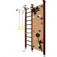 Шведская стенка Kampfer Jungle Ceiling Girl (№5 Шоколадный Стандарт белый турник), фото 1