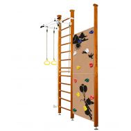 Шведская стенка Kampfer Jungle Ceiling Girl (№3 Классический Высота 3 м белый антик турник), фото 1