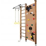Шведская стенка Kampfer Jungle Ceiling Girl (№2 Ореховый Стандарт белый антик турник), фото 1