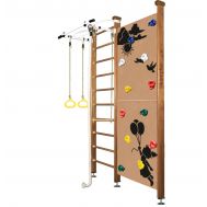 Шведская стенка Kampfer Jungle Ceiling Girl (№2 Ореховый Стандарт белый турник), фото 1