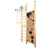 Шведская стенка Kampfer Jungle Ceiling Girl (№0 Без покрытия Высота 3 м белый антик турник), фото 1