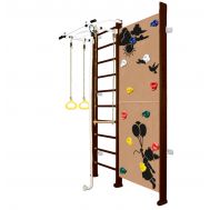 Шведская стенка Kampfer Jungle Wall Girl (№5 Шоколадный Стандарт белый турник), фото 1