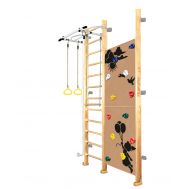 Шведская стенка Kampfer Jungle Wall Girl (№1 натуральный Высота 3 м белый антик турник), фото 1