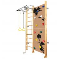 Шведская стенка Kampfer Jungle Wall Girl (№1 натуральный Стандарт белый антик турник), фото 1