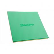 Гимнастический мат Татами KAMPFER &quot;Ласточкин хвост&quot; (зеленый/желтый), фото 1