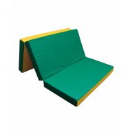 Мат №6 (150 х 100 х 10) складной (зеленый/желтый), фото 1