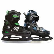 Коньки ледовые раздвижные размер 38-41 PW-211C, фото 1