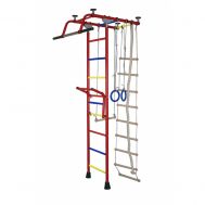 ДСК &quot;Крепыш плюс&quot; Т с навесным турником ПВХ бордовый, фото 1