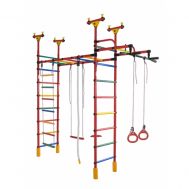 Шведская стенка Слоненок (красный радуга), фото 1