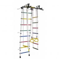 Шведская стенка Стелла (белый радуга), фото 1