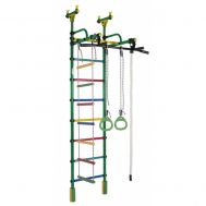 Шведская стенка Жирафик (зеленый радуга), фото 1