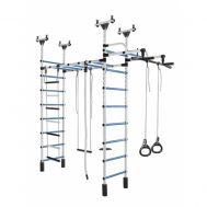 Шведская стенка Слоненок (белый-голубой), фото 1