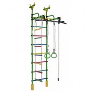 Шведская стенка Жирафик (салатовый радуга), фото 1