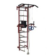 ДСК &quot;Крепыш плюс &quot; пристенный с брусьями - 1 бордовый, фото 1