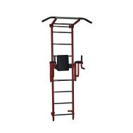 ДСК &quot;Крепыш плюс &quot; пристенный с брусьями - 2 бордовый, фото 1