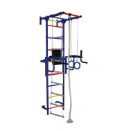 ДСК &quot;Крепыш плюс&quot; пристенный с брусьями ПВХ синий, фото 1