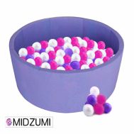 Детский сухой бассейн Midzumi Baby Beach (Сиреневый + 200 шаров), фото 1