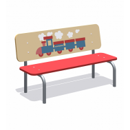 Скамья "Паровозик/день" Romana 302.09.00-07