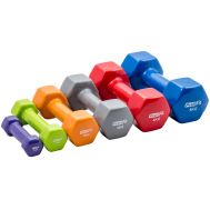 Гантель в виниловой оболочке 1 кг, зеленый PROFI-FIT, фото 1