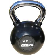 Гиря обрезиненная с хромированной ручкой 20 кг PROFI-FIT, фото 1