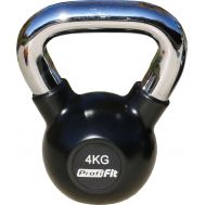 Гиря обрезиненная с хромированной ручкой 4 кг PROFI-FIT, фото 1