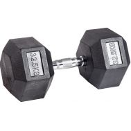 Гантель гексагональная обрезиненная 32,5 кг, фото 1
