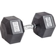 Гантель гексагональная обрезиненная 37,5 кг, фото 1