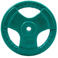 Диск для штанги цветной обрезиненный D-26, 10 кг, фото 1