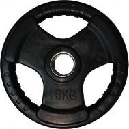 Диск для штанги черный обрезиненный D-51, 10 кг, фото 1