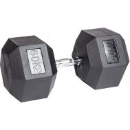 Гантель гексагональная обрезиненная 60 кг, фото 1