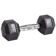 Гантель гексагональная обрезиненная 7 кг, фото 1