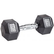 Гантель гексагональная обрезиненная 8 кг, фото 1