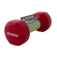 Гантель виниловая Atemi, чугун, 2,5 кг, фото 1