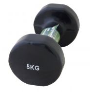 Гантель виниловая Atemi, чугун, 5 кг, фото 1