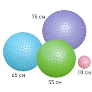 Мяч гимнастический массажный Atemi 10 см, фото 1