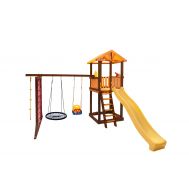 Игровой комплекс Perfetto sport «Pitigliano-9» + качели «Паутина», фото 1