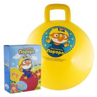 Мяч-попрыгун детский с ручкой &quot;Пингвиненок Пороро&quot; 45 см, фото 1