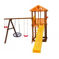 Игровой комплекс Perfetto sport «Pitigliano-3» + качели &quot;Паутина&quot;, фото 1